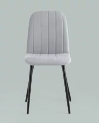 Стул Easy велюр Светло-серый